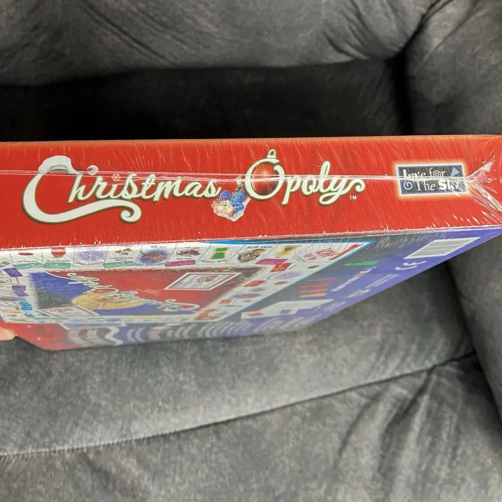 Christmas-Opoly Board Game Themed Monopoly Santa Reindeer New/Sealed! Holiday